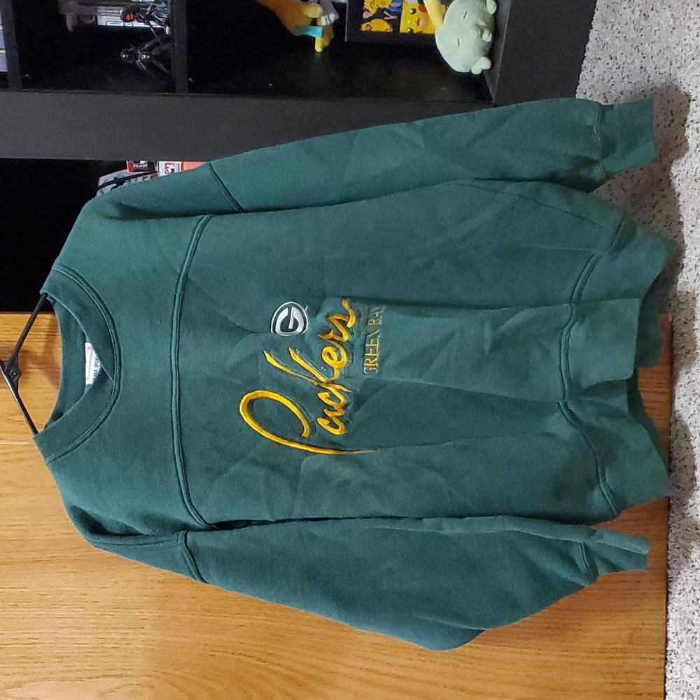 Vintage 90s Mens L Green Bay Packers Crewneck NFL